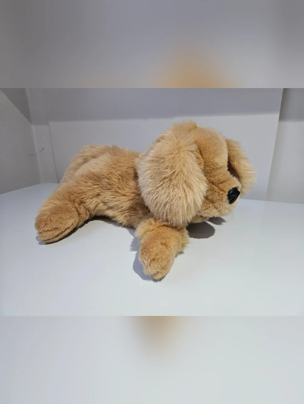 Folkmanis Full Puppet Golden Retriever Puppy 17" - Picture 5 of 14